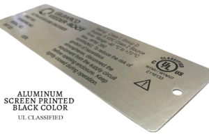 aluminum screen black ul classified