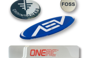 drafted domed nameplate