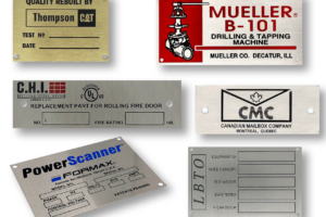 drafted etched nameplate