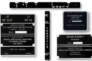 front mil nameplate
