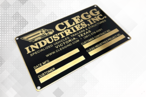 clegg industries nameplate