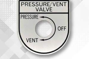 pressure vault photo seal nameplate