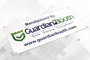 guardian booth nameplate